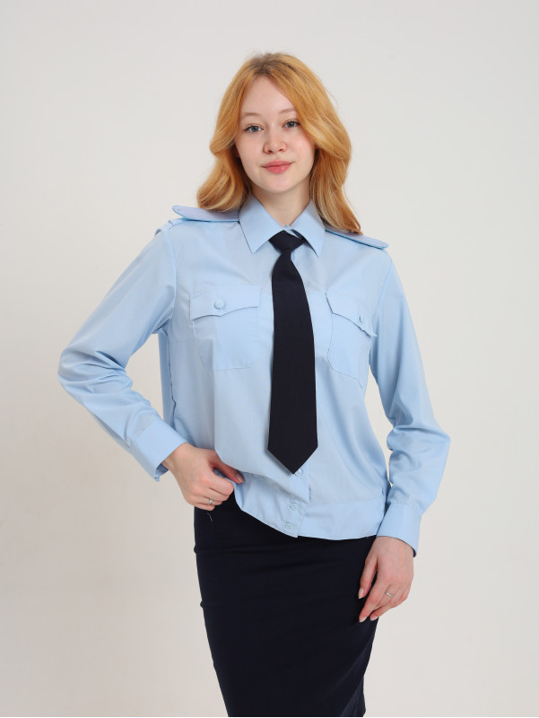 Рубашка полиции женская (длинный рукав)
